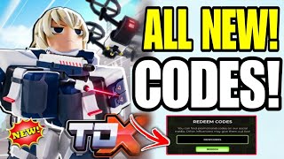 ⚠️*CODES* ⚠️ CODES! TDX FRESH CODES | TOWER DEFENSE X CODES IN 2026 | ROBLOX TDX CODES 2026