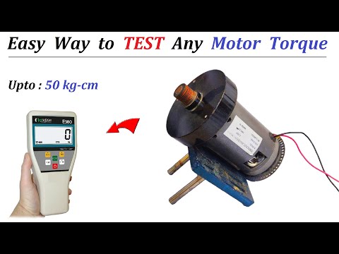 Make a DC Motor Torque Testing Machine ( Upto 50 kg-cm )