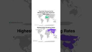 Correlation or Causation? 🤔 Follow mapwhatever for more #mapwhatever #food #culture #health