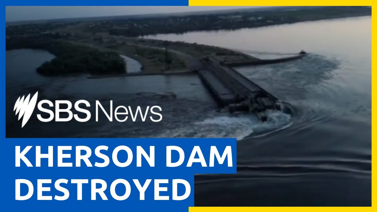 Nova Kakhovka dam in Kherson region blown up by Russian forces ...