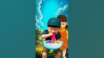 Squid Game AI Korean Candy Slime ASMR #squidgame #squidgame2 #ai #asmr