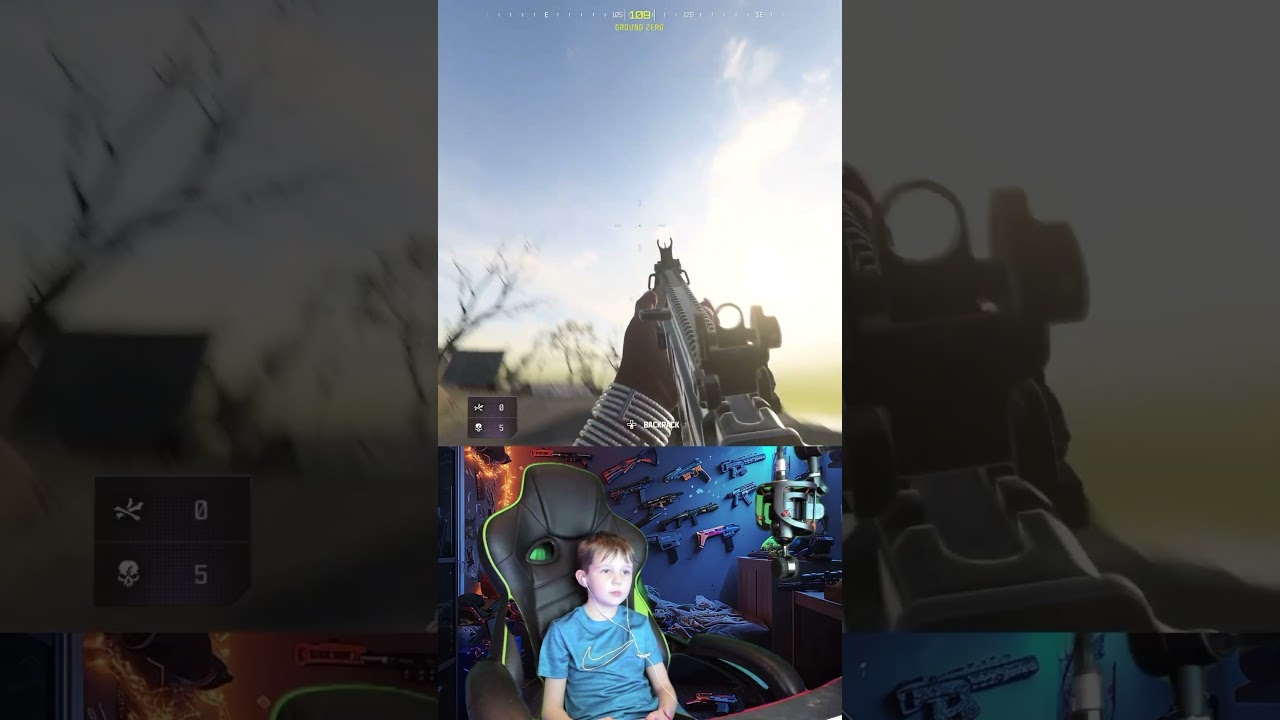 Seven Year Old Warzone Savage?!? 