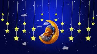 Soothing Lullaby for Babies | Teddy Bear Sleeping Under Stars 💤 Deep Sleep Music for baby