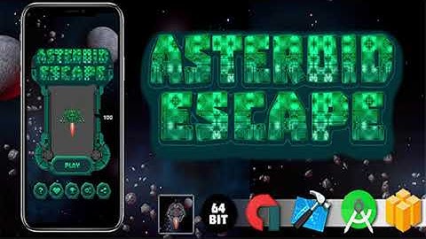 Asteroid Escape Android iOS Buildbox Game Template with AdMob Interstitial Ads | Codecanyon Scripts