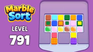 Marble Sort level 791 walkthrough solution 