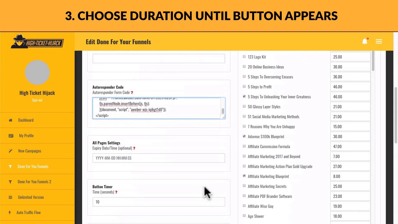 High Ticket Hijack Software Demo