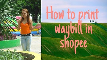 how to print waybill in shopee process,#waybill#shopee#print