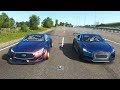 Infiniti Q60 Concept VS Audi TTS Coupe|DRAG RACING|Forza Horizon 4