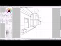 Paint Tool Sai 2 : PERSPECTIVE RULERS.
