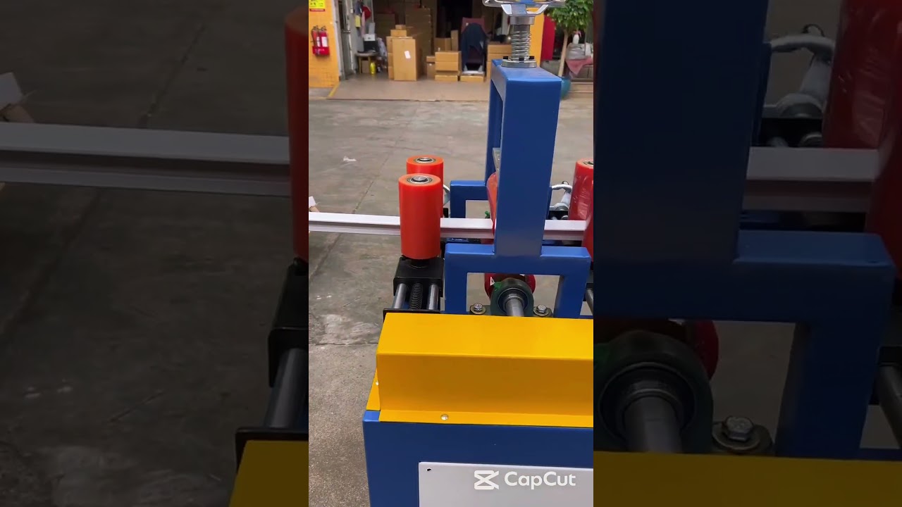 Recommended aluminum profile film sticking machine. Do you like the effect?