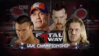 WWE Fatal Four Way 2010 - John Cena vs Edge vs Randy Orton vs Sheamus