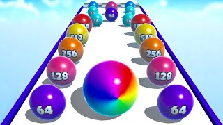 Ball Merge 2048 👩‍❤️‍💋‍👩🎱🐣 MAX LEVELS!! All Levels Gameplay Android, iOS NEW UPDATE screenshot 5