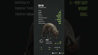 Melanistic Red Fox! #thehuntercallofthewildgameplay #gunnation #tiktok #shorts