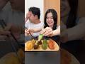 I didn't expect this🍣🤣 #shorts #challenge #couple