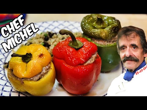 Vidéo: Poivrons Farcis Juteux