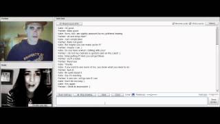 Chatroulette trolling - Guy eats panties