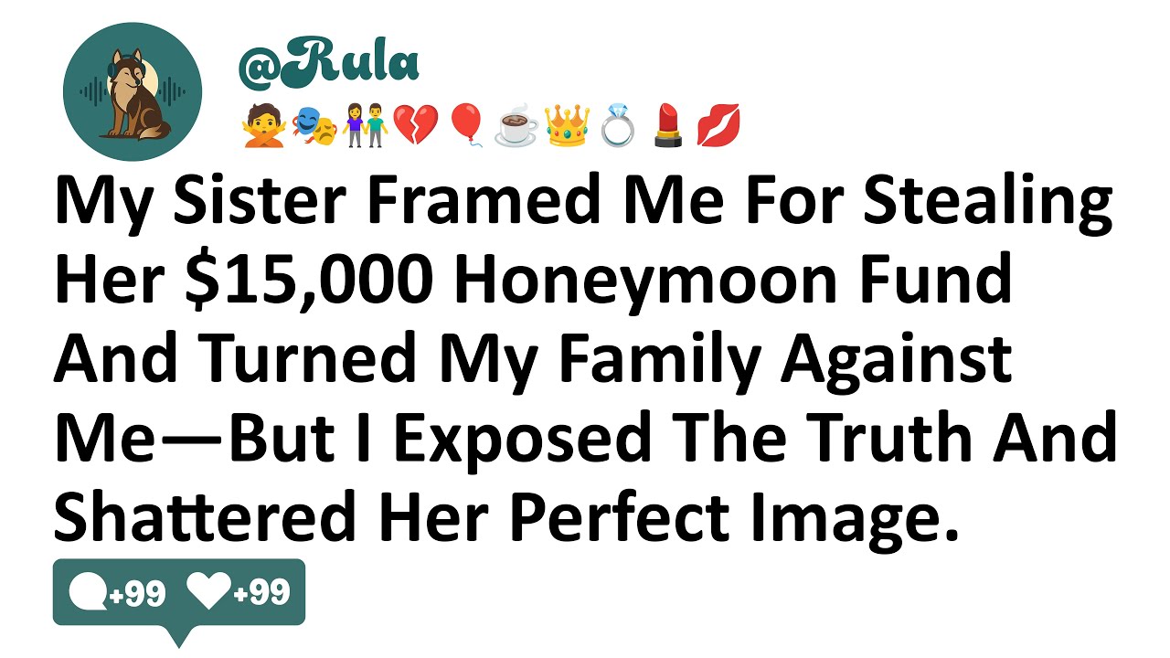 My Sister Framed Me For Stealing Her $15,000 Honeymoon Fund And Turned My Family Against Me—But I...