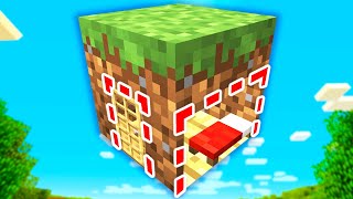 MINI CASA EN BLOQUE DE TIERRA! 😁🤣 | Minecraft