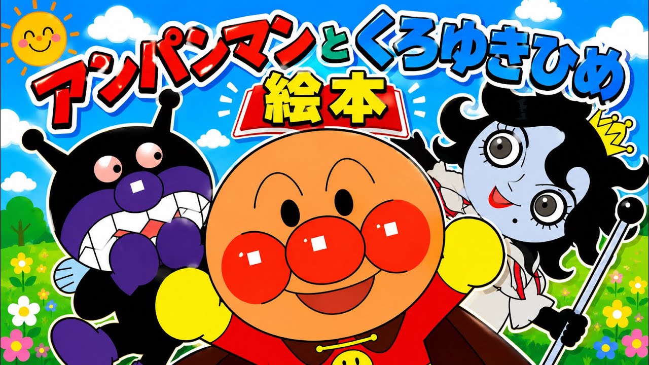 Picture Book] Anpanman and Snow Black (Ages 1, 2, 3) - YouTube
