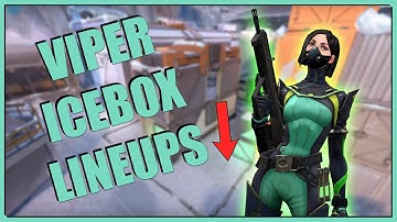 ICEBOX VIPER LINEUPS!! Valorant Advanced Viper Setups for Icebox!!