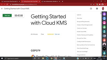 Getting Started with Cloud KMS | Qwiklabs [GSP079]