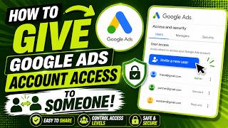 How to Get Client's Google Ads Account Access | How to Give Google Ads Account Access to Someone