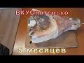 Нам 5 месяцев, скоро юбилей))) Сыровяленый свиной окорок или ХАМОН?! в домашних уловиях.