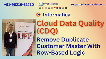 🔍Informatica CDQ | Remove Duplicate Customer Master With Row-Based Logic💡