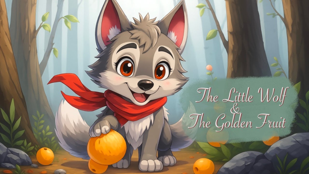 🐺✨The Little Wolf and The Golden Fruit | Bedtime Story for Kids