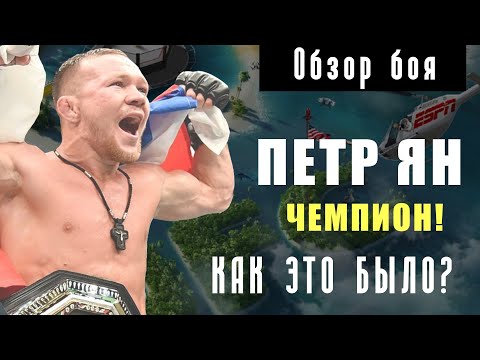 Видео: ПЕТР ЯН ЧЕМПИОН UFC! ПЕТР ЯН ПОБЕДИЛ ЖОЗЕ АЛЬДО