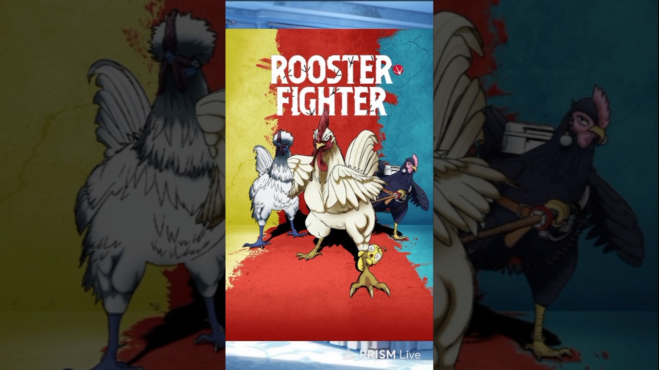 esse anime de galos é galinhas e muito engraçado, rooster fighter, #pngtuber #shorts #anime