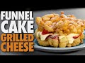 Funnel Cake Grilled Cheese Recipe | Mythical Kitchen