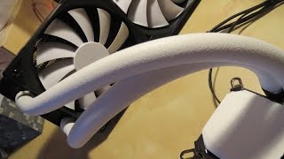 Custom painted H100i liquid cooler