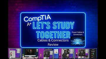 CompTIA A+ Core 1 — Cables & Connectors (Conceptual) Part 2: Power Cables/Connectors