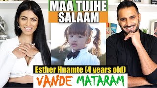 Maa Tujhe Salaam | Vande matram | Esther Hnamte (4 years old) | REACTION!!