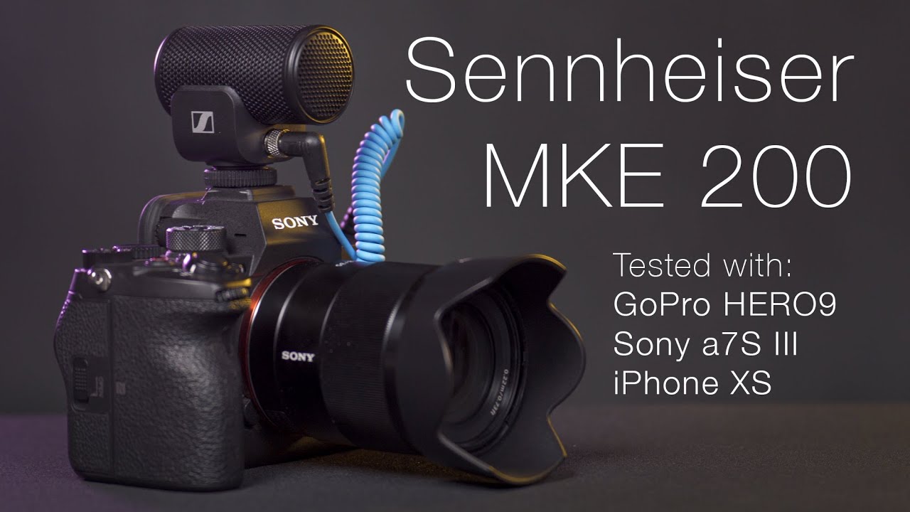 ゼンハイザー SENNHEISER MKE200 Sennheiser MKE 200 Camera-mount Super-cardioid Microphone | Sweetwater