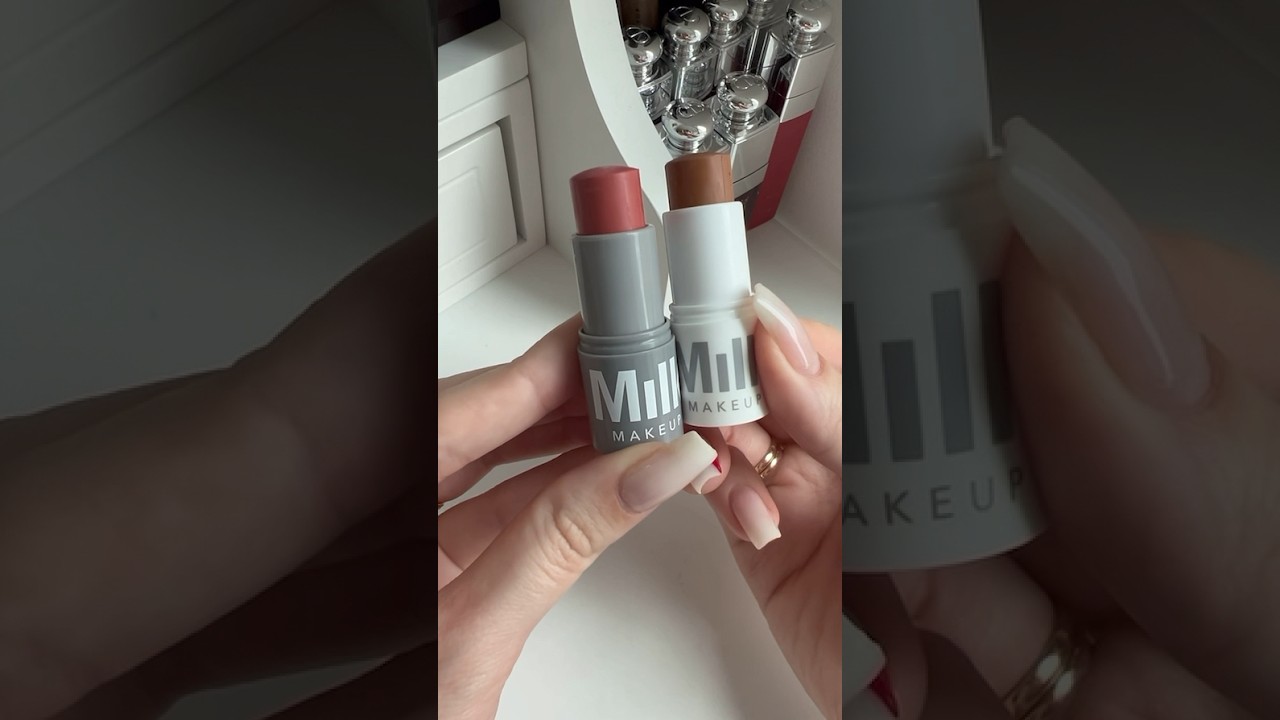 Milk lip+cheek stick (Werk) & Milk matte bronzer (Baked) 