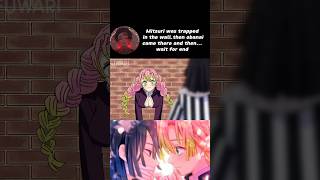 mitsuri was trapped the wall and then 😁😁.#shorts #youtubeshorts #demonslayer #anime #viral.