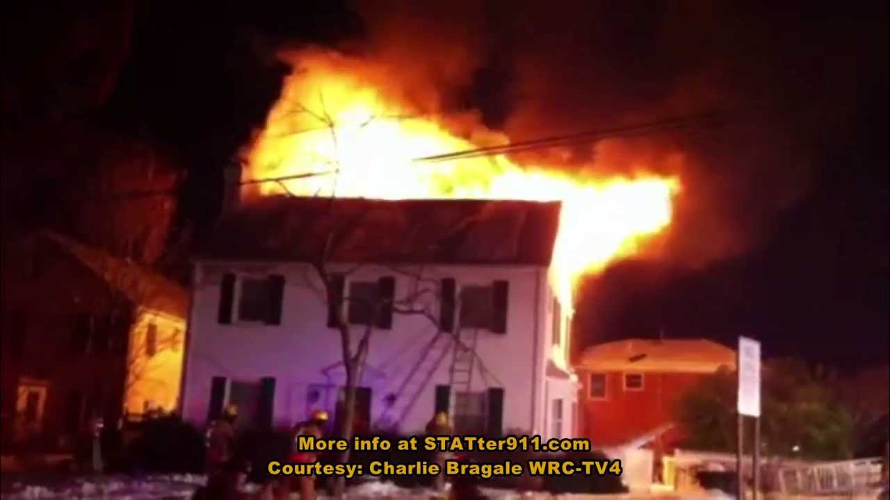 STATter911: Early video of Bethesda, MD house fire