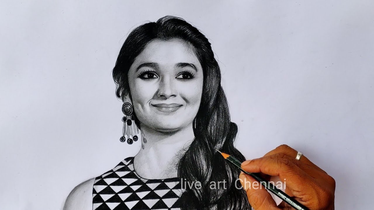 Alia Bhatt color Drawing