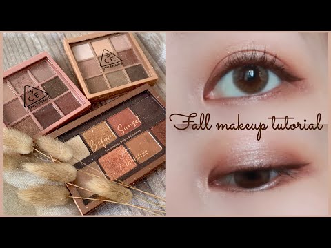 TRANG ĐIỂM MÙA THU VỚI 3 KIỂU MẮT ĐƠN GIẢN // FALL MAKEUP TUTORIAL // Ny Nguyễn