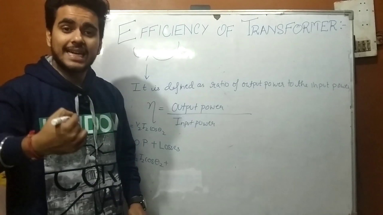 Efficiency of Transformer(Hindi)|| Maximum Efficiency||