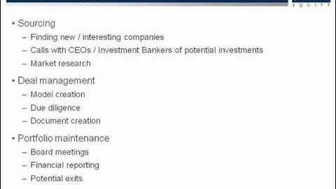Daily Operations - JMI Equity
