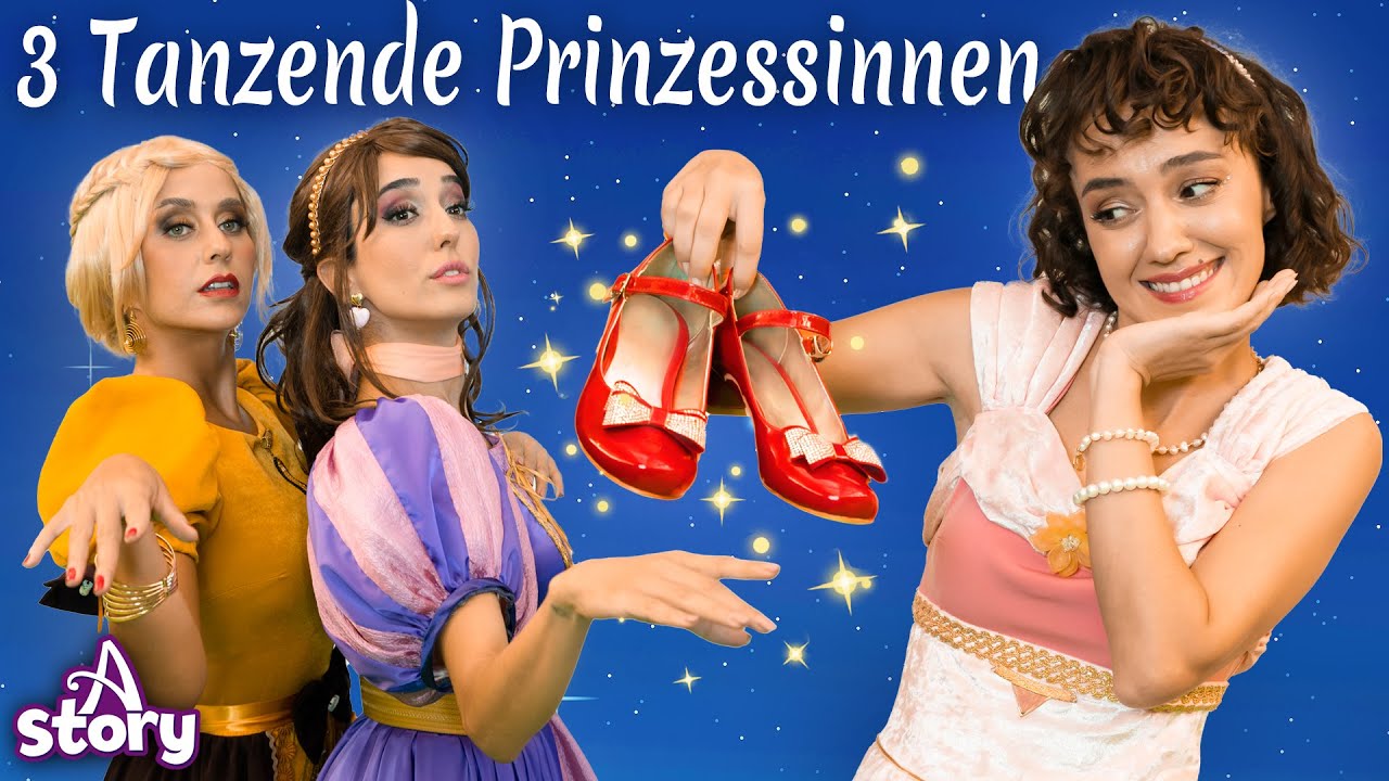 3 Tanzende Prinzessinnen + Pollyanna +Die Schneekönigin|Gute nacht geschichte Deutsch|A Story German