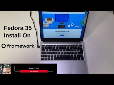Installing Fedora 35 On The Framework Laptop - YouTube