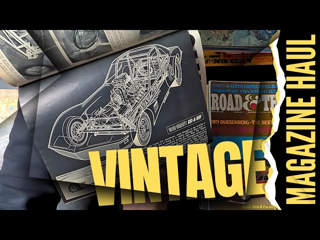 Epic Vintage Automotive Magazine Haul | 60s & 70s Car Magazines