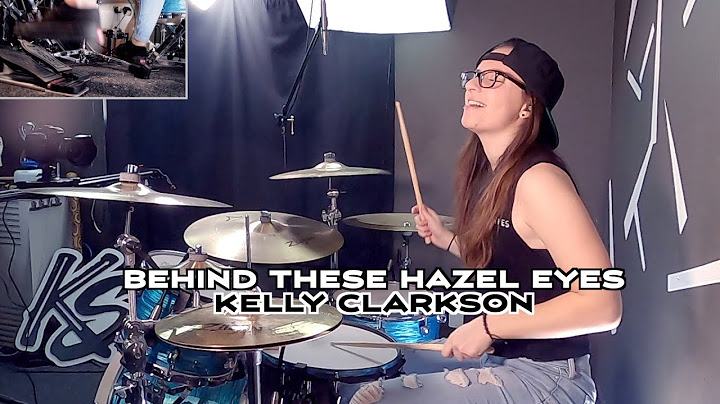 Behind These Hazel Eyes Drums version - Drums performance video thumbnail