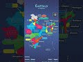 Capitals of State and their location on India map #generalknowledge #india #state #capital