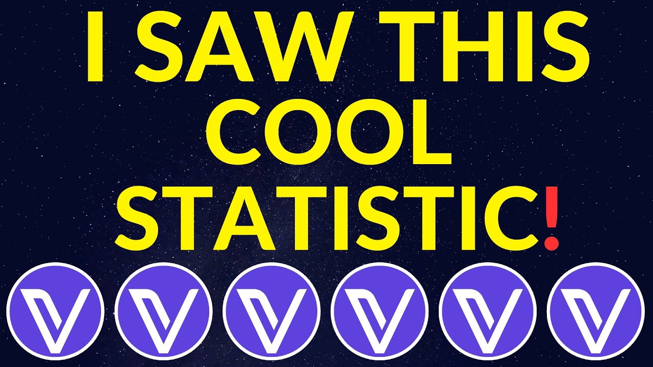 VeChain: Very Cool Statistic I Saw Just Now.. VeChain VET Update