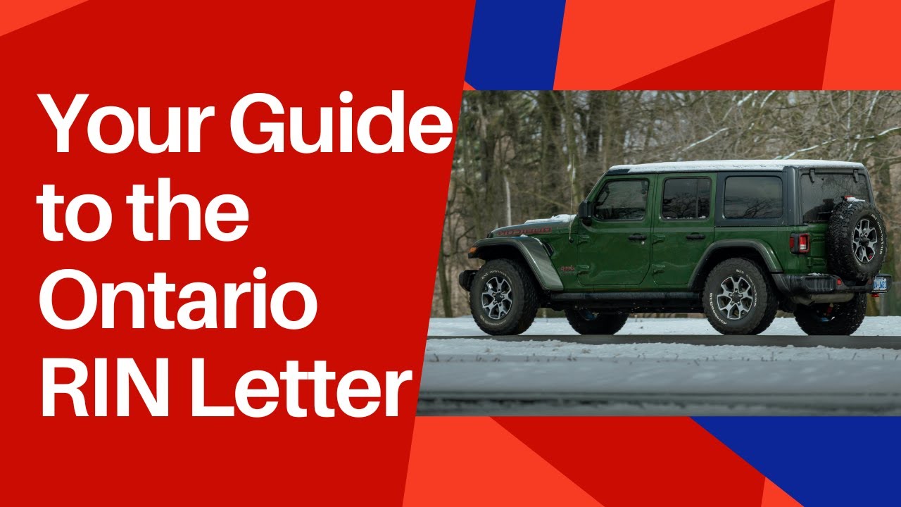 Guide to RIN Letters in Ontario - YouTube